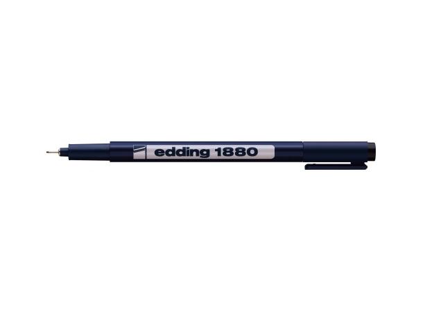 Fiberpenn Edding 1880 0,5 sort 